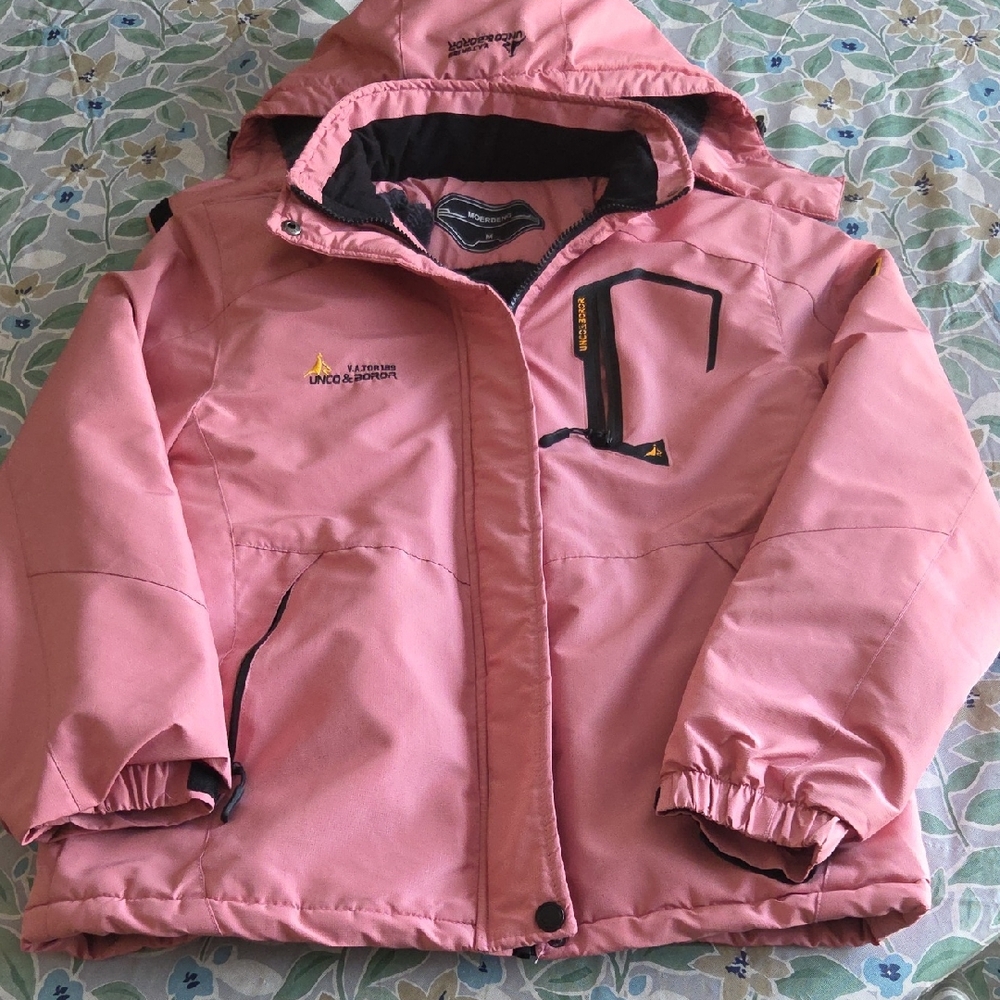 Womens Winter Coat With Hood, Barely Worn, Very Warm